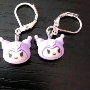 NEW Kuromi Resin Drop Earrings
